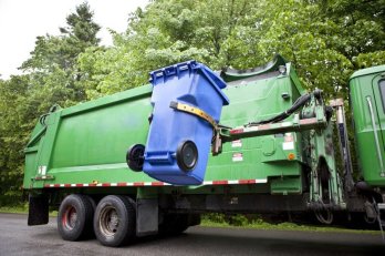 Recycling truck